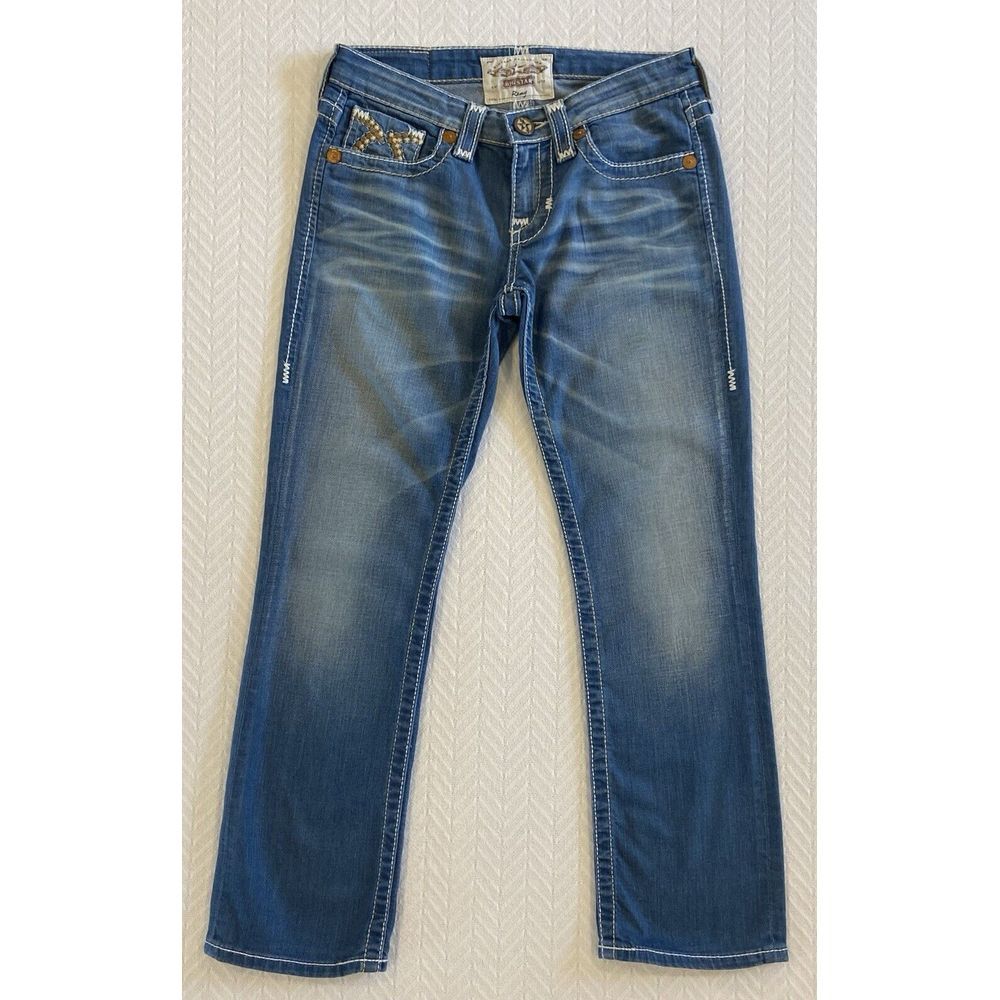 Big Star Jeans Womens Sz 26 x 26 Remy Thick Stitch Low Rise Stretch Straight Leg - Picture 2 of 11
